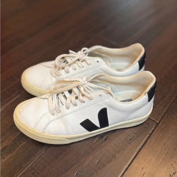 Veja Esplar sneakers free people size 7 white low top casual classic shoes - Picture 9 of 12